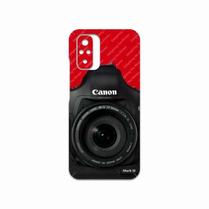 برچسب پوششی ماهوت مدل Canon-Logo مناسب برای گوشی موبایل شیائومی Redmi Note 10 MAHOOT Canon-Logo Cover Sticker for Xiaomi Redmi Note 10